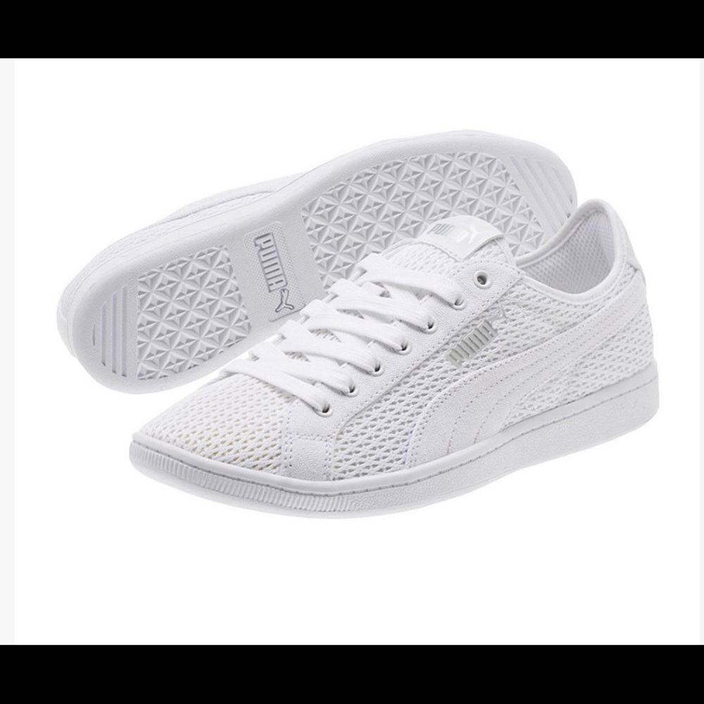 Puma women's Vikky low-top mesh sneakers